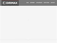 Tablet Screenshot of dirmax.cz